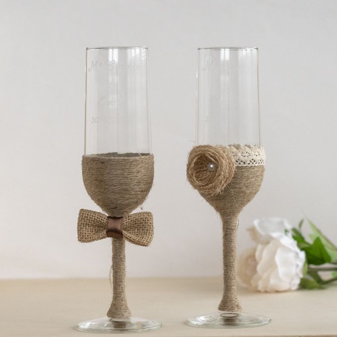 Regalo boda copas brindis