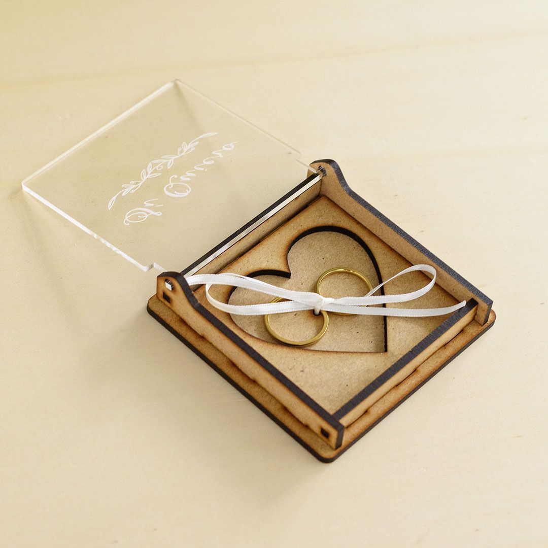 Caja alianzas boda metacrilato