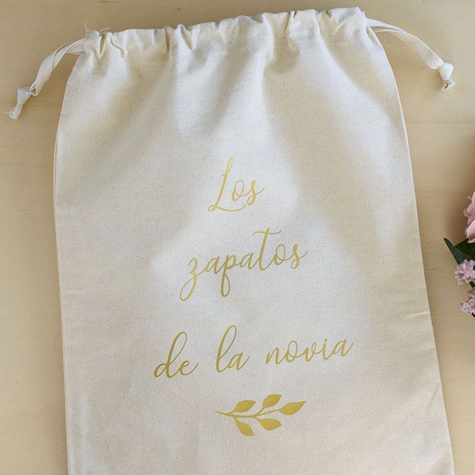 Bolsa zapatos novia