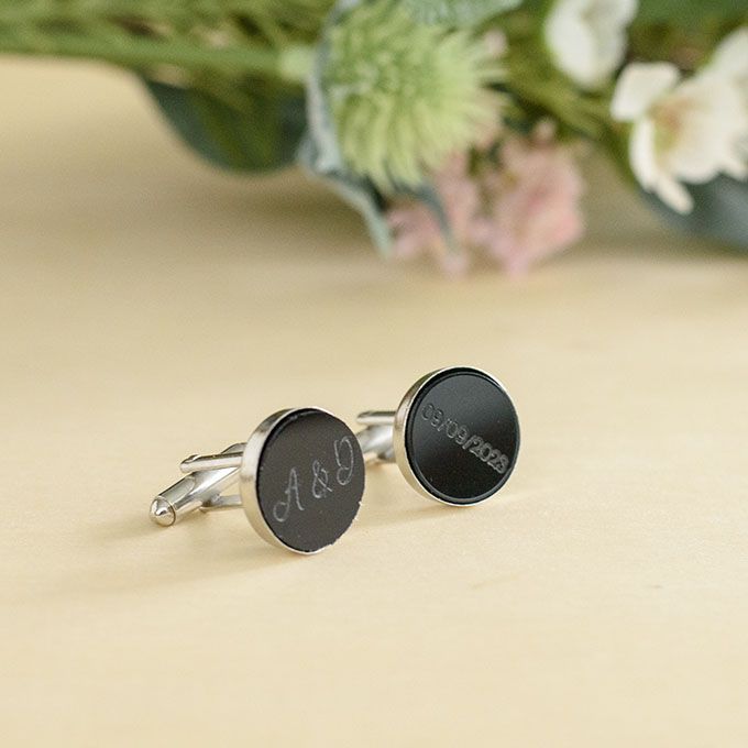 Gemelos personalizados regalo novio