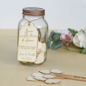Bote de deseos para boda