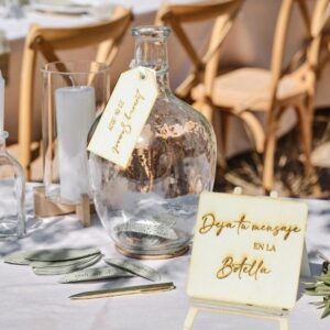 Damajuanas firmas boda