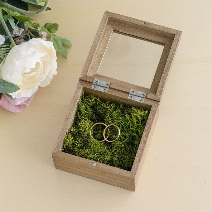 Caja porta alianzas personalizada