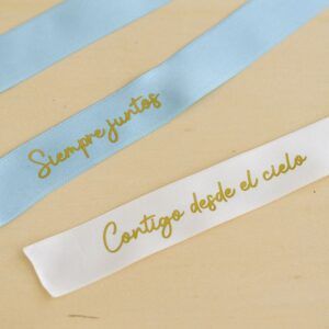 Lazo ramo de novia personalizado